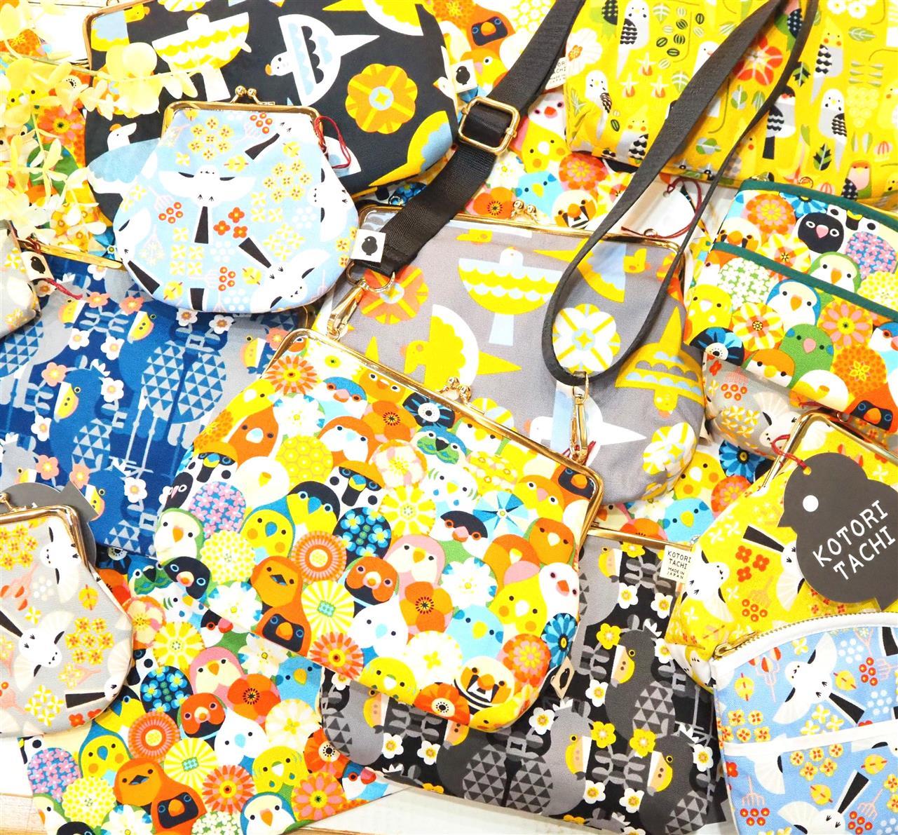 KOTORITACHIさんの新作がま口ポーチ入荷♪