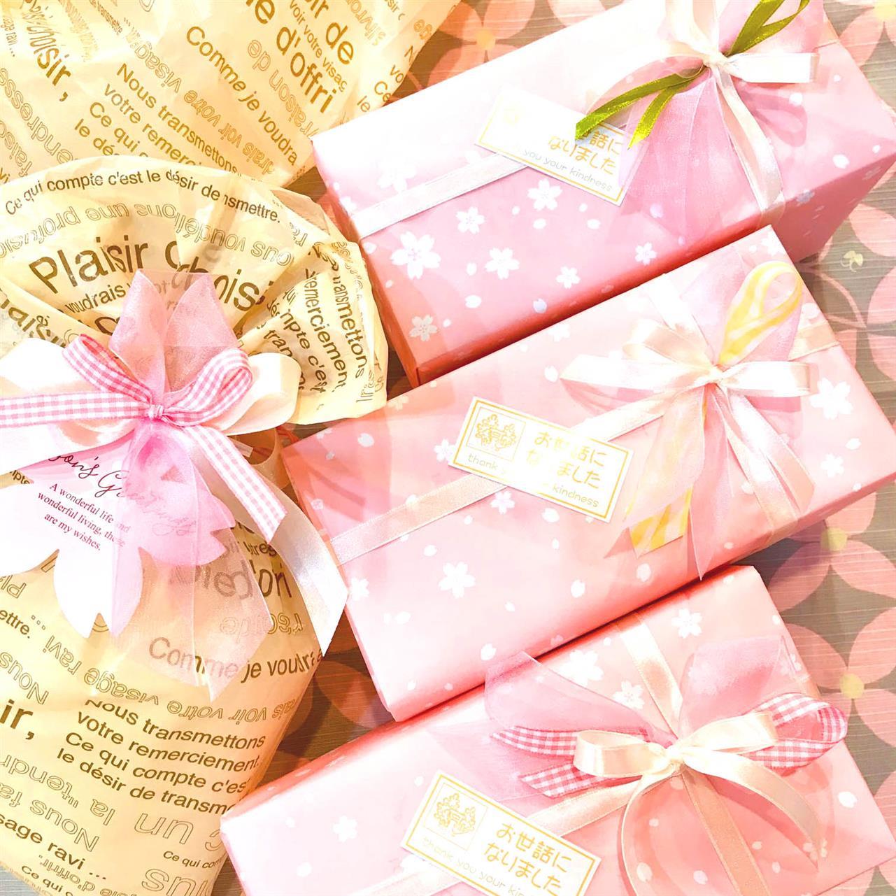 桜のラッピング始めました♪