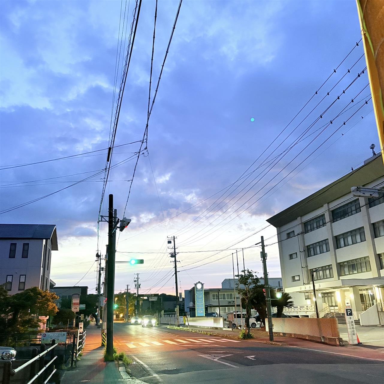 連休中の夜さんぽ