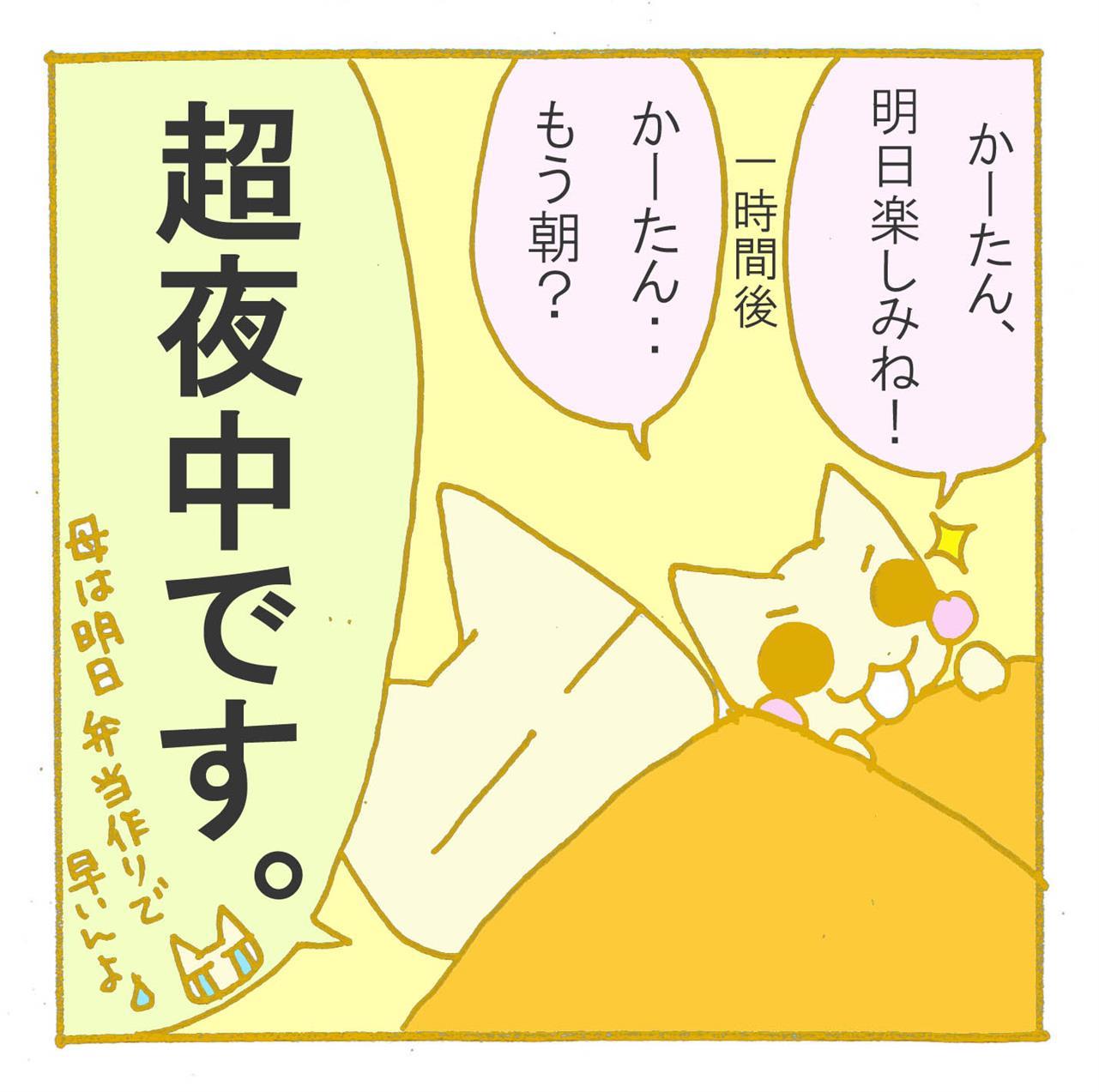『運動会前日あるある』