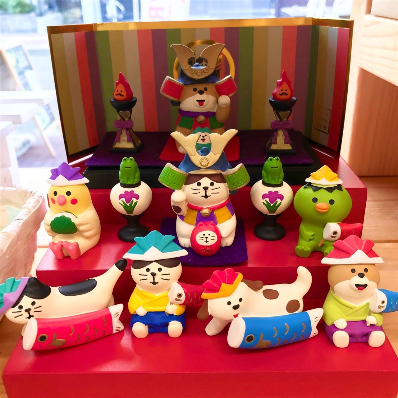 concombreさんの五月人形入荷いたしました。