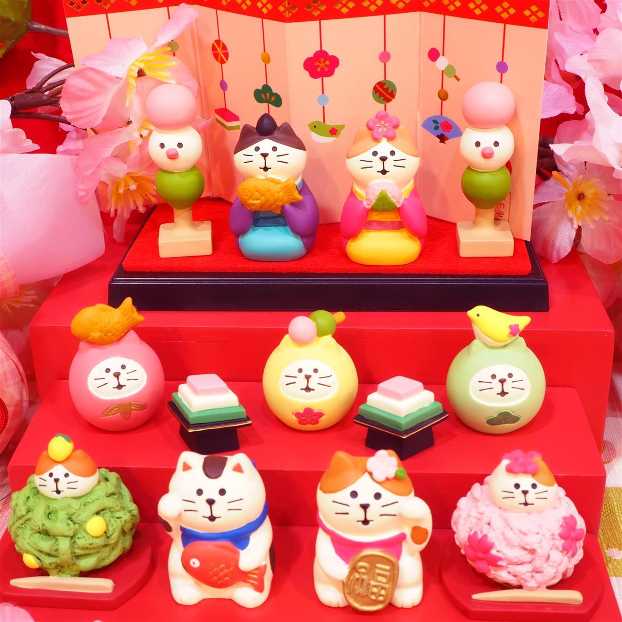 来ました～～～！！コンコンブルのお菓子雛！！