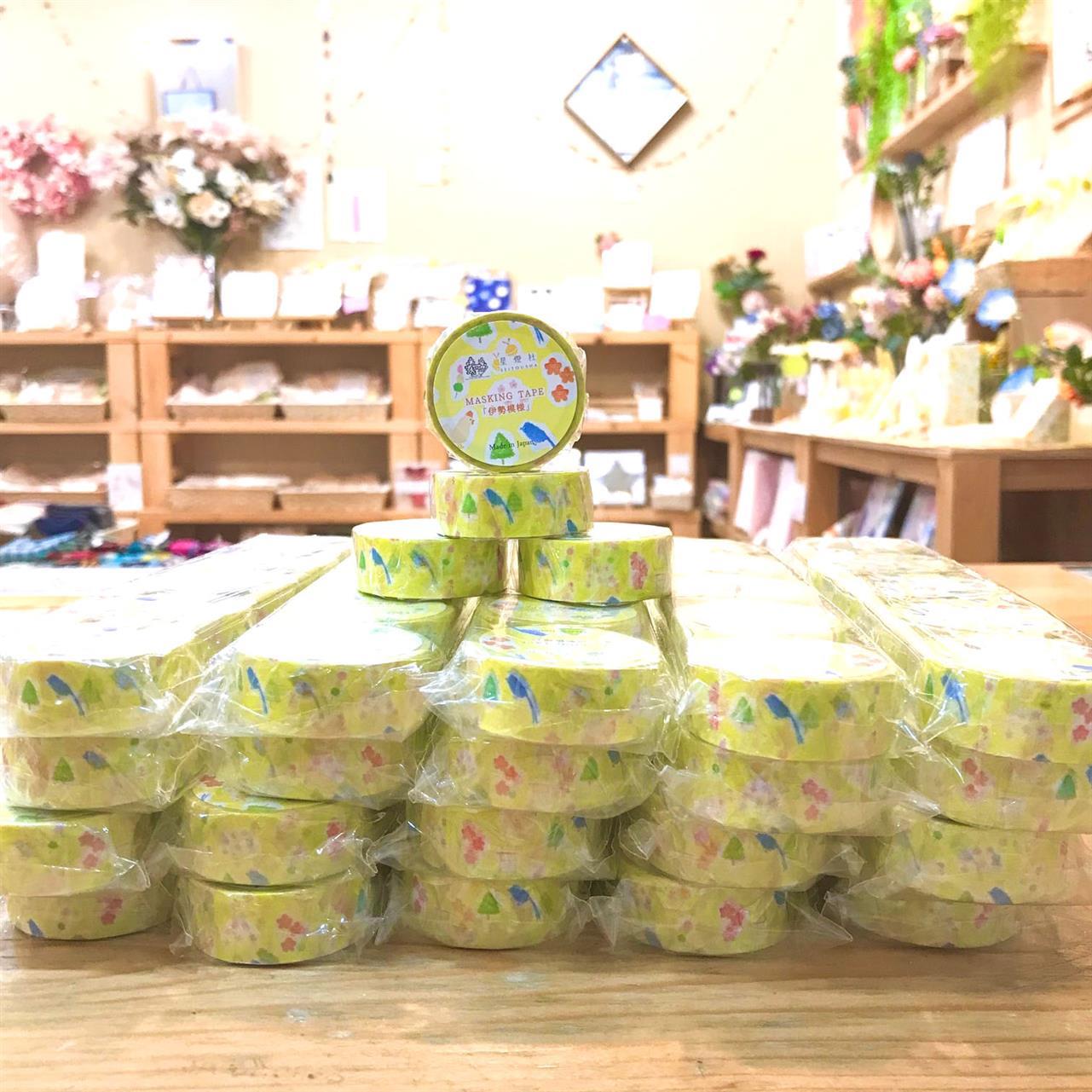 「伊勢模様」マスキングテープ再入荷いたしました。